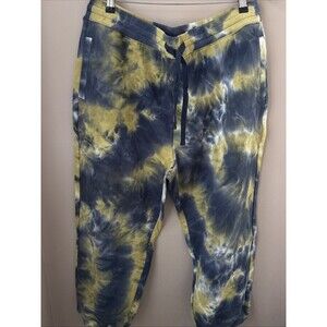 Rebecca Minkoff Women’s 1X Tie Dye Sweatpants Blue Green NWT